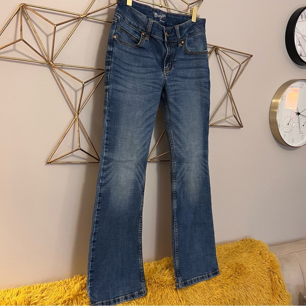 Wrangler Y2K Women’s Indigo Boot Cut Jeans - Picture 3 of 8